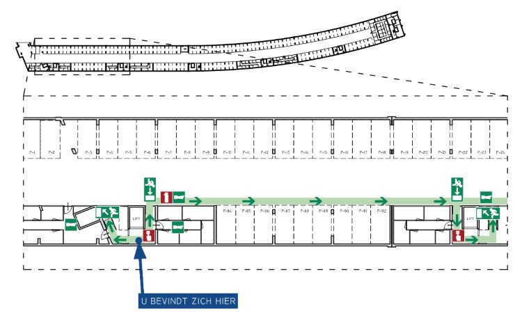 vluchtwegplattegrond nen 1014